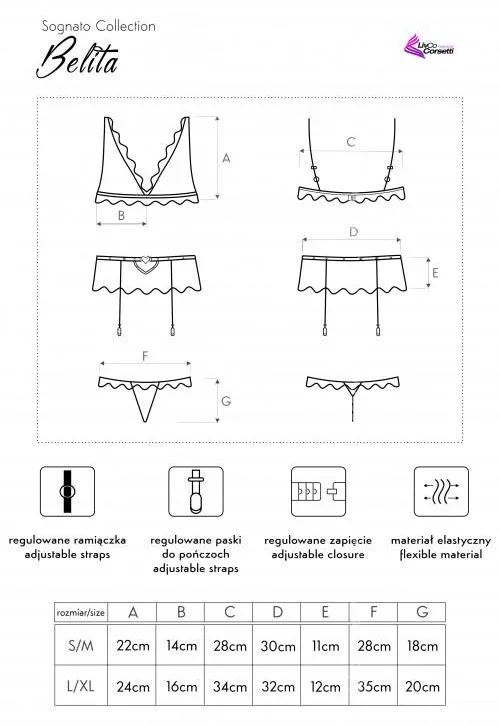 LIVCO CORSETTI FASHION KOMPLET BELITA LC 90231