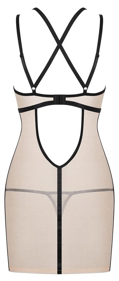 OBSESSIVE NUDELIA CHEMISE - KOSZULKA I STRINGI