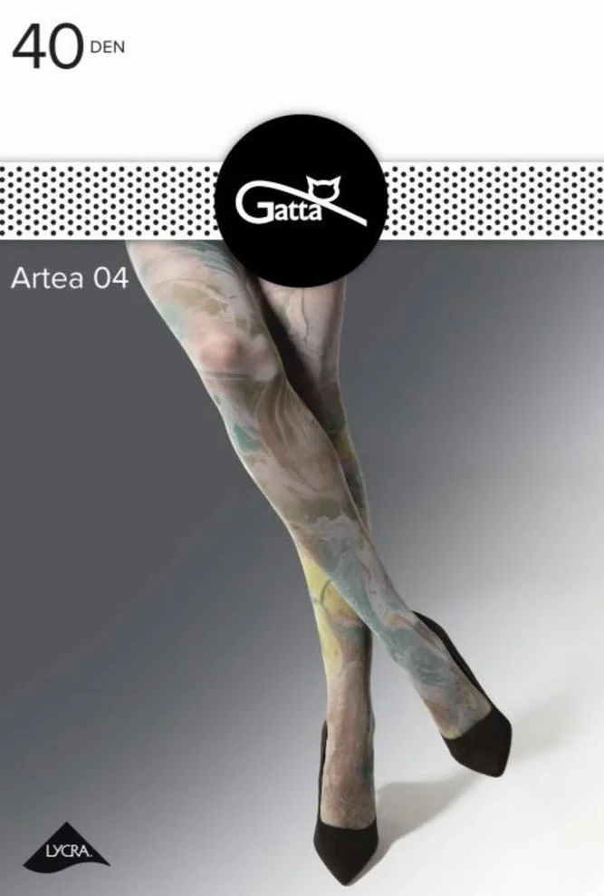 ARTEA - RAJSTOPY DAMSKIE WZORZYSTE 40 DEN 000.70V