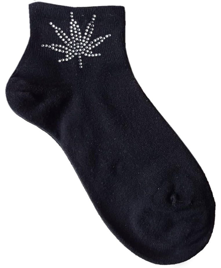 MARILYN SKARPETKI DAMSKIE COTTON SILVER WEED -  2021WL