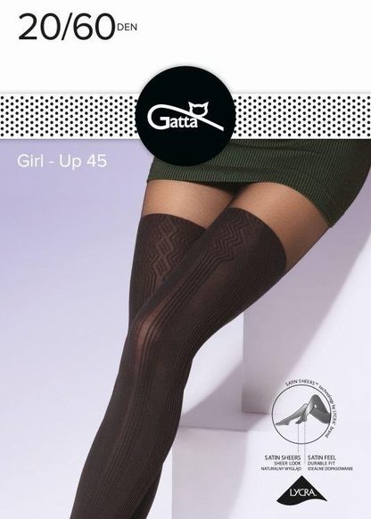 GIRL-UP - RAJSTOPY WZORZYSTE 40 DEN 000.584 - AW22