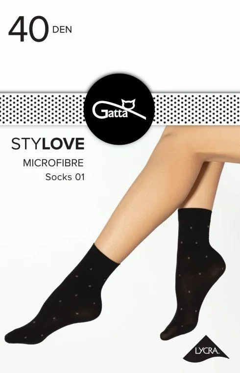 STYLOVE MICROFIBRE SOCKS 01, 02 - SKARPETKI WZORZYSTE 000.96V - TRENDY 23/24