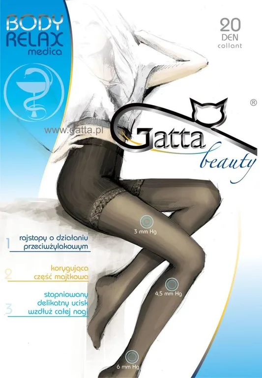 GATTA RAJSTOPY BODY RELAXMEDICA 20 DEN KOD 0GB.502