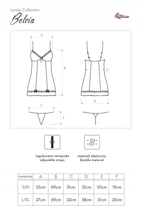 LIVCO CORSETTI FASHION KOMPLETY BELVIA LC 90213