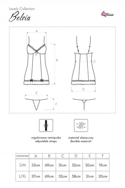 LIVCO CORSETTI FASHION KOMPLETY BELVIA LC 90213