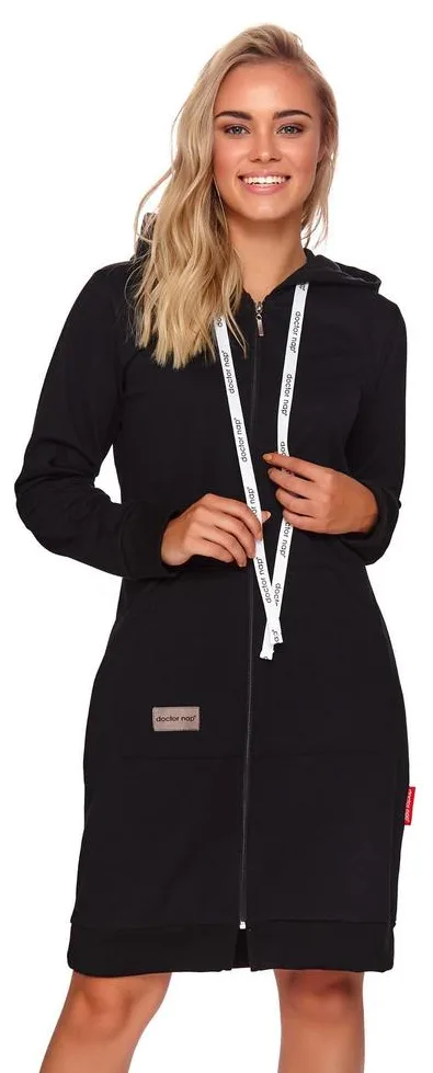 DOCTOR-NAP SZLAFROK ROZPINANY Z KAPTUREK SMZ.4136 -AW2020