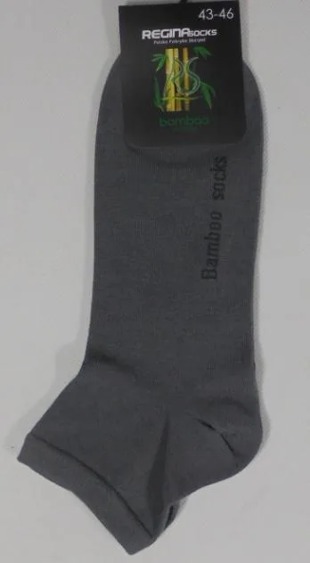 REGINA SOCKS ZAKOSTKI MĘSKIE BAMBUSOWE PK 3/4